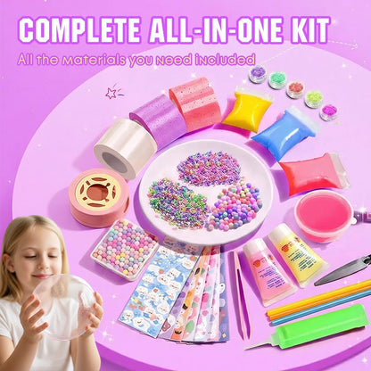 🫧🎨 DIY Nano Tape Bubble Craft Kit – Make Squishy Bubbles, Cubes & Creative Shapes