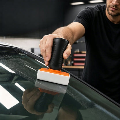 ❄️Summerfresh 50 % reduziert!✨ 2-in-1 Windschutzscheiben- und Autoglas-Tiefenreiniger – Entfernt Ölfilme und Wasserflecken mit integriertem Applikator, 100 ml