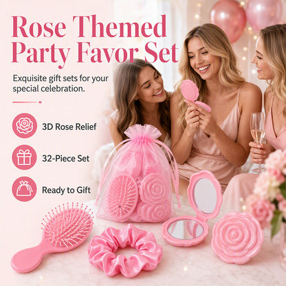 32-teiliges rosa Prinzessinnen-Party-Gastgeschenkset