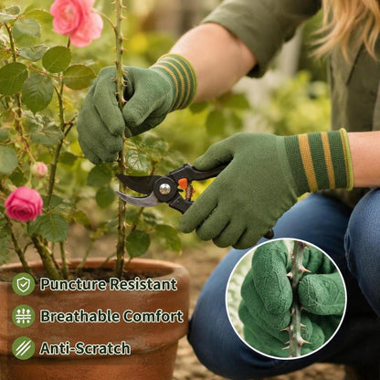 ✨50 % RABATT✨Zeitlich begrenztes Sonderangebot⏰Schützt Ihre Hände bei der Gartenarbeit – Robuste Gartenhandschuhe aus Gummi, rutschfest, abriebfest, geeignet für Pflanzenpflege und Beschneiden