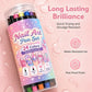 ✨ JETZT 50 % RABATT! !✨💅 24-farbige Nagelkunststifte mit zwei Spitzen – Einfache DIY-Nageldesigns
