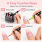 ✨ JETZT 50 % RABATT! !✨💅 24-farbige Nagelkunststifte mit zwei Spitzen – Einfache DIY-Nageldesigns