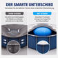 🍂 Pool Winterkissen – Schutz vor Frost, Eis & Wasseransammlungen unter der Poolabdeckung