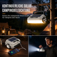 📢📢50% RABATT !!⏰Solar wiederaufladbare LED-Campinglampe, multifunktionale Handarbeitsleuchte mit langer Akkulaufzeit für Outdoor-Notfälle