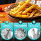 🍟 50 % Rabatt! 🔪 Pommes-frites-Schneider 4-in-1 – Vielseitig und einfach zu bedienen ✨