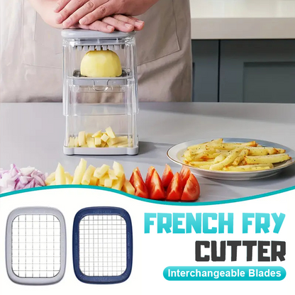 🍟 50 % Rabatt! 🔪 Pommes-frites-Schneider 4-in-1 – Vielseitig und einfach zu bedienen ✨
