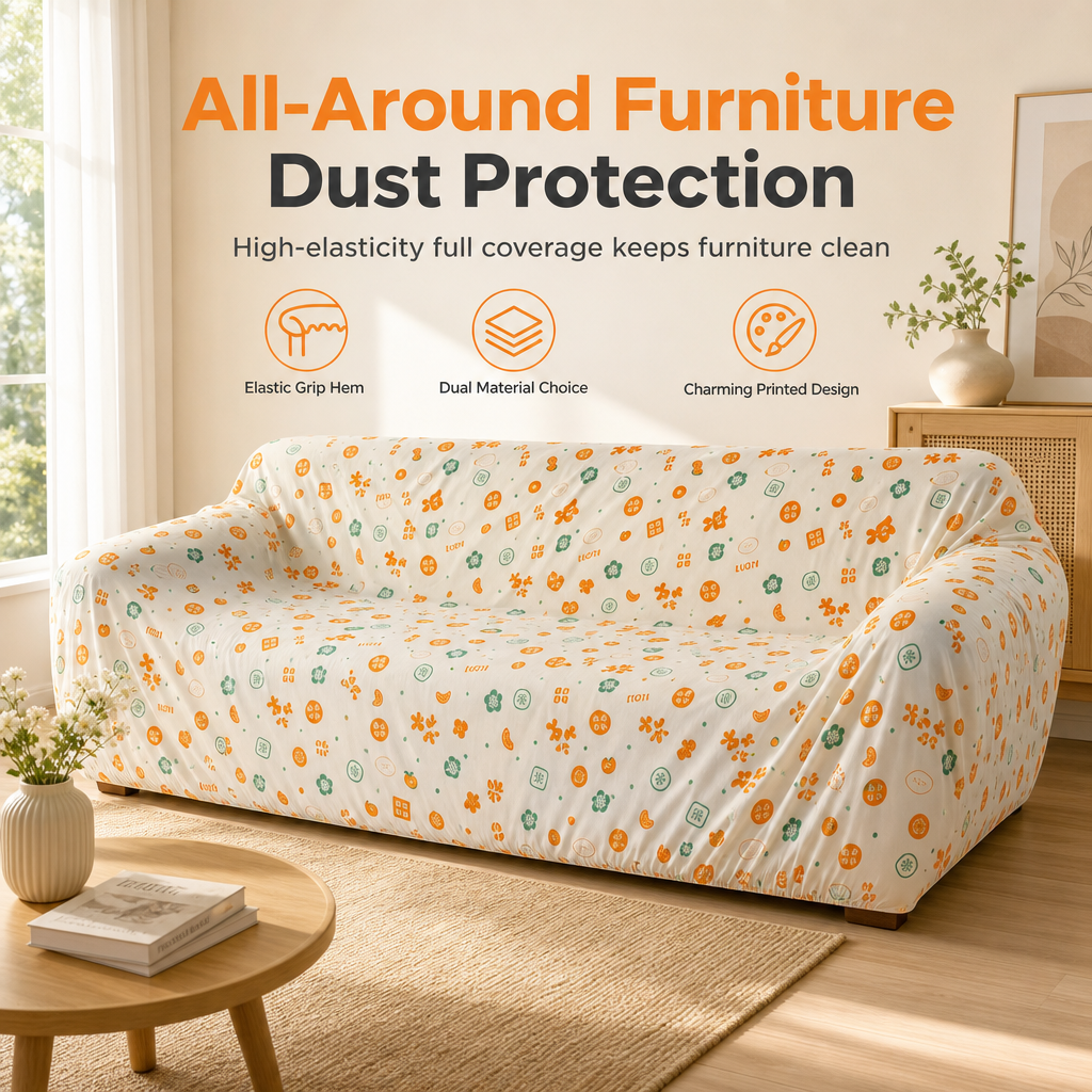 Elastische Staubschutz-Abdeckung für Bett & Sofa, verschiedene Größen