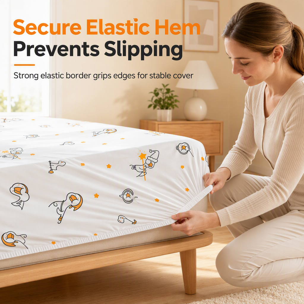 Elastische Staubschutz-Abdeckung für Bett & Sofa, verschiedene Größen