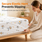 Bedruckte elastische Staubschutzhülle für Bett und Sofa