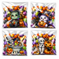 🎃💀100 Stück selbstklebende Halloween-Geschenktüten – wiederverwendbar, 4-in-1-Totenkopf-Design