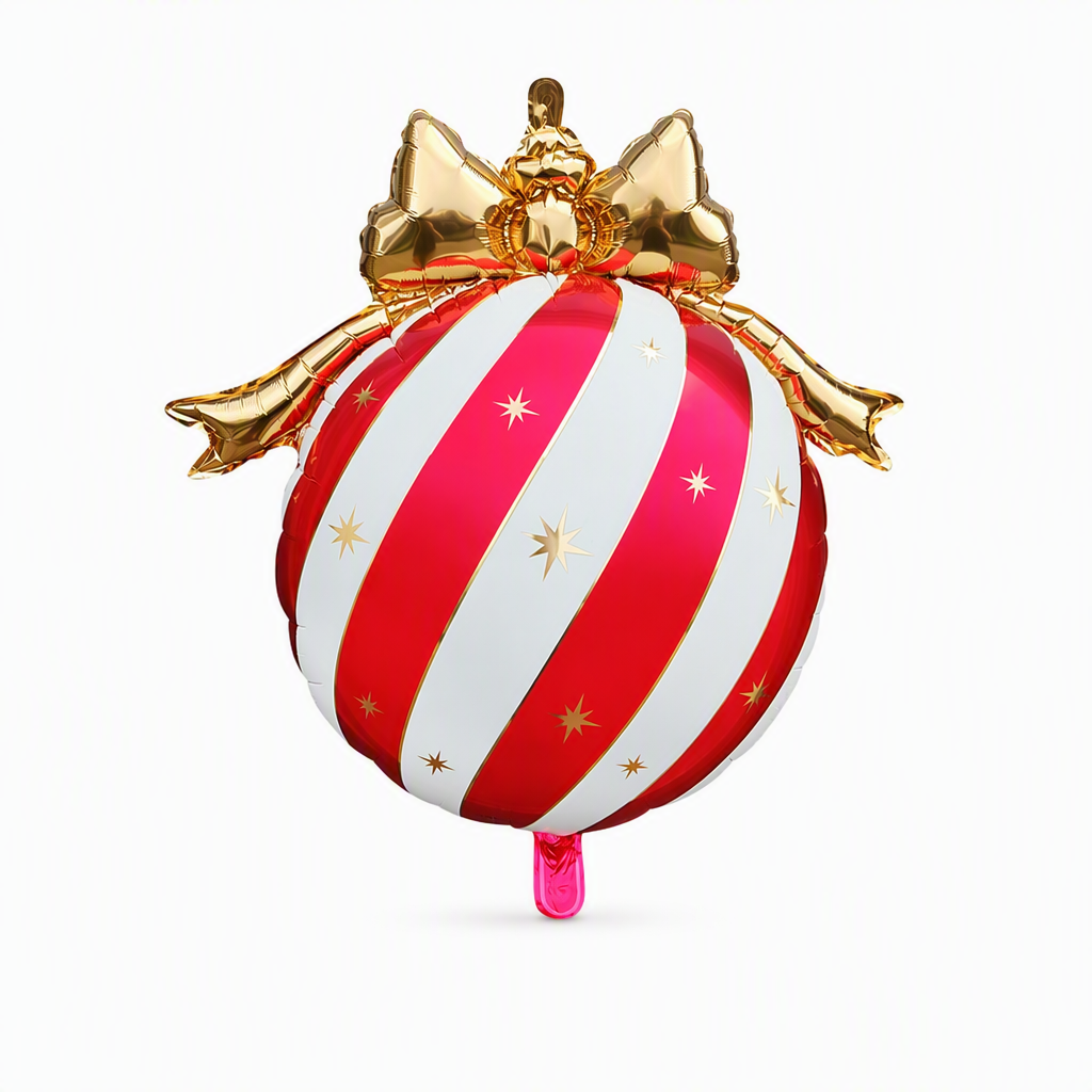50-teiliges Set Weihnachts-Schleifenballons – Festliche Hängedeko für Ihre Party
