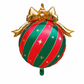 🎄🎈 50-teiliges Weihnachtsballon-Set mit Schleifen – Festliche Hängedekoration für Partys