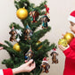 🎄【7 Stück】🐕 Christbaumschmuck in Welpenform