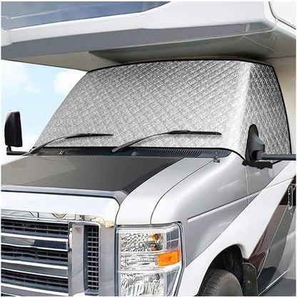 🚐❄️ 50 % RABATT! Allwetter-Windschutzscheibenabdeckung für Wohnmobile – Mehrlagige Isolierung gegen Frost, Schnee, Sonne & Sicht ☀️🛡️