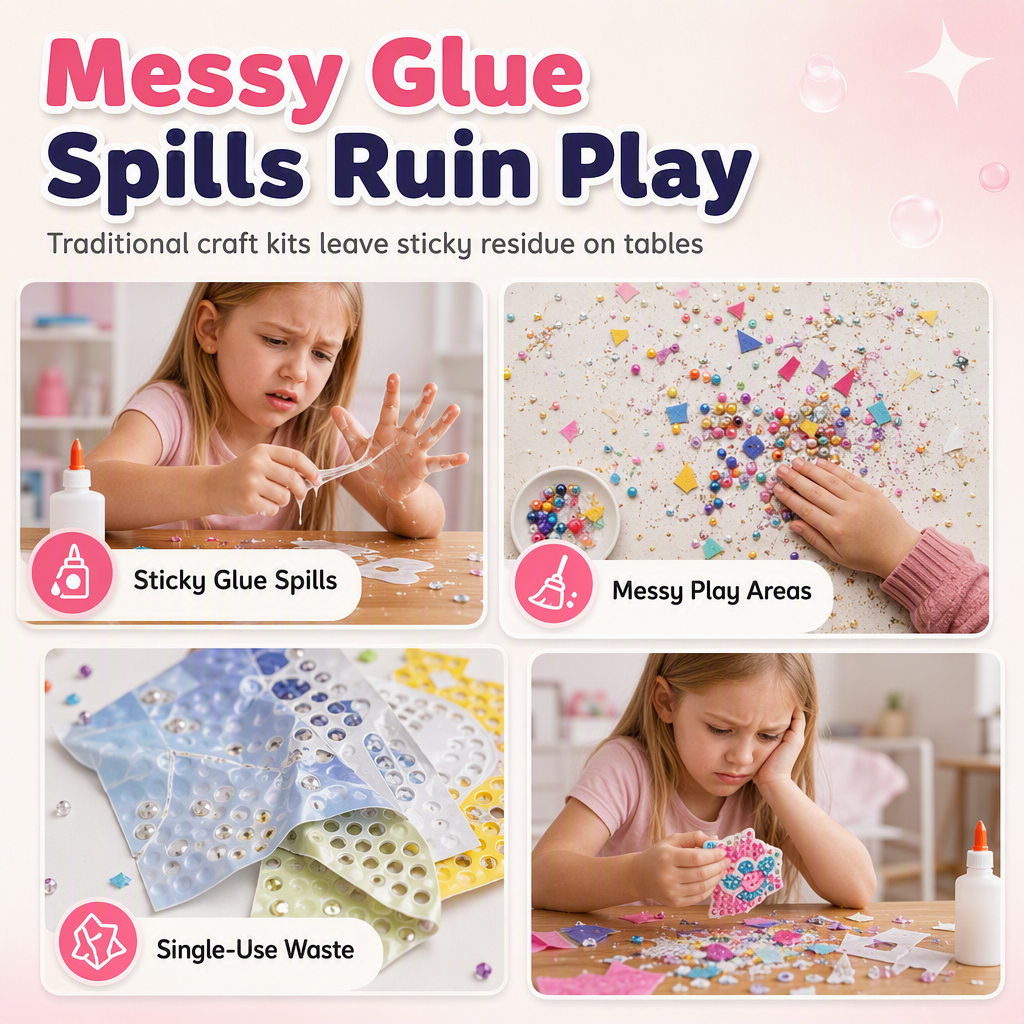 DIY Dot Perlen Sticker Bastelset für Kinder – 7 Motive zur Auswahl