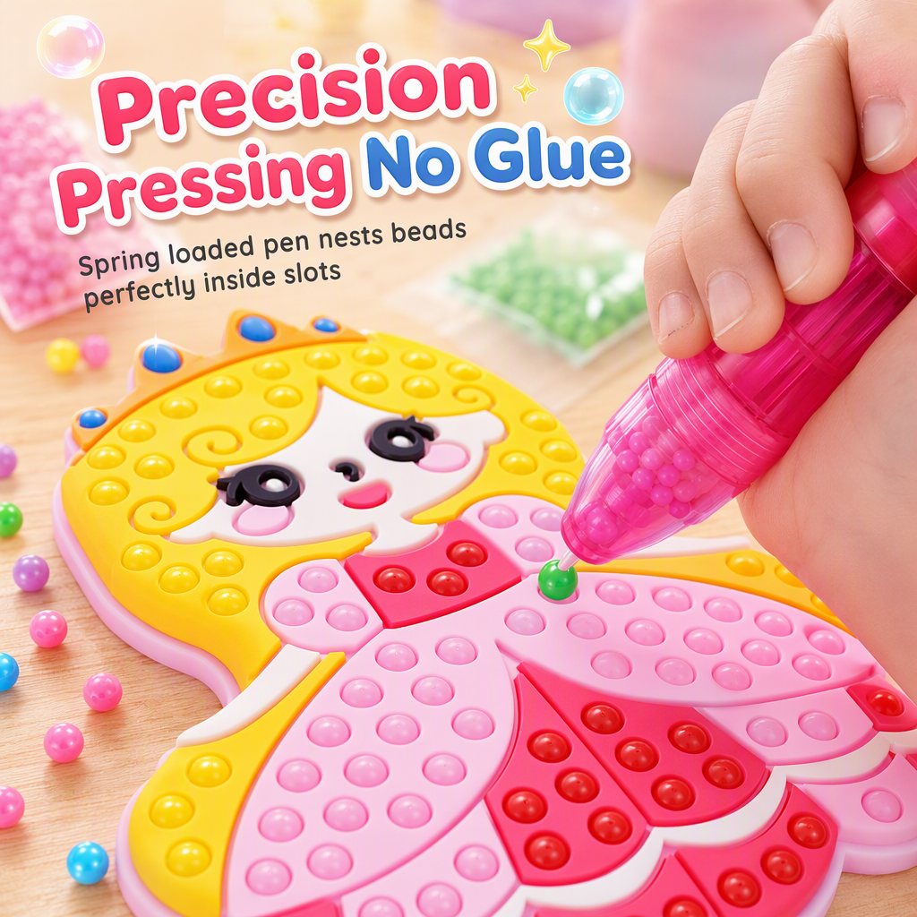 DIY Dot Perlen Sticker Bastelset für Kinder – 7 Motive zur Auswahl