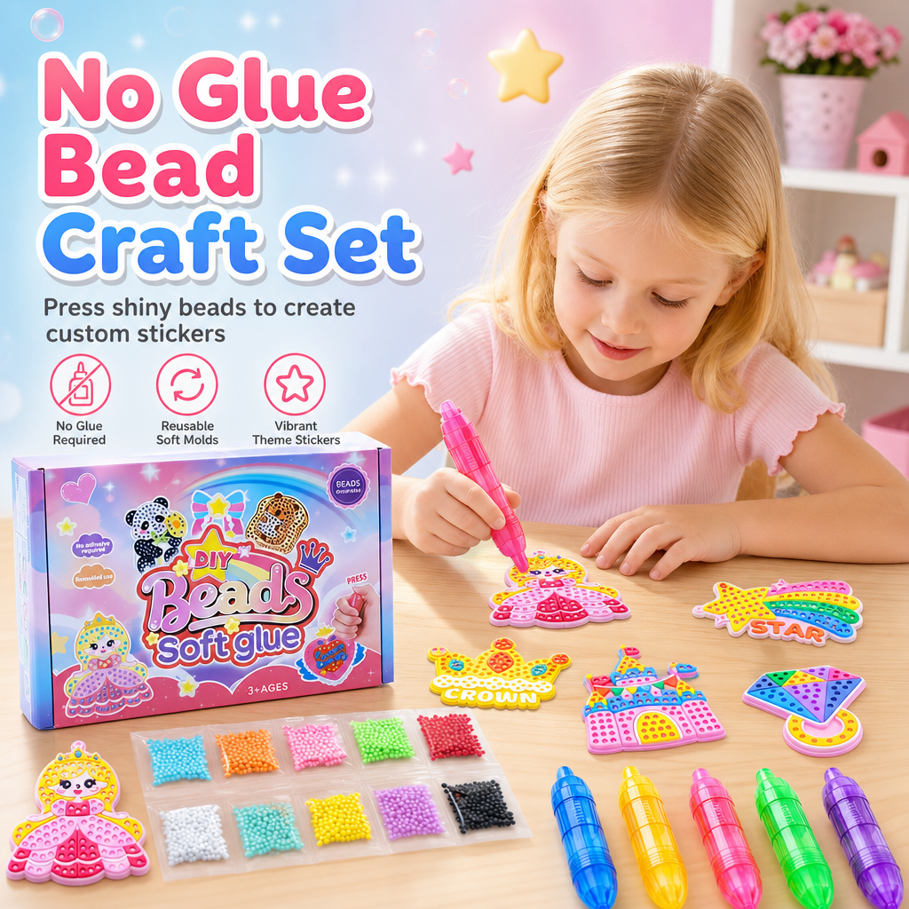 DIY Dot Perlen Sticker Bastelset für Kinder – 7 Motive zur Auswahl