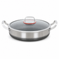 ⏰ Nur für kurze Zeit: 50% Rabatt!🍳 Verdickte Edelstahlpfanne mit Deckel – multifunktional als Wok, Schmortopf & Bratpfanne, für alle Herdarten
