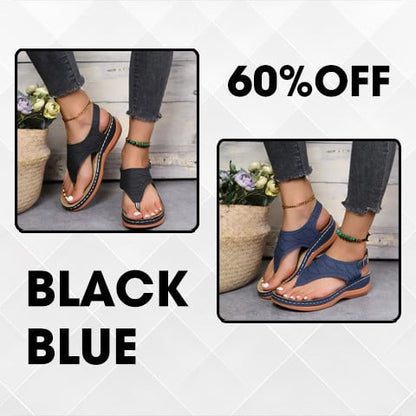 🔥Last Day Promotion 49% OFF🔥 Leather Orthopedic Arch Support Sandals Diabetic Walking Sandals