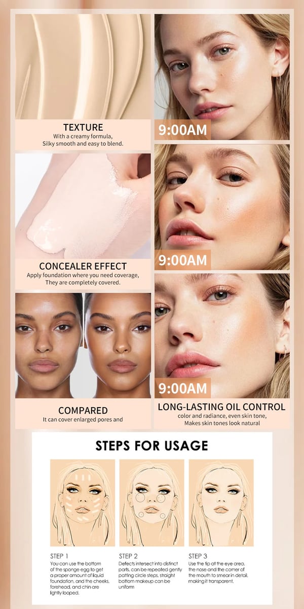 🔥Kaufen Sie 1, erhalten Sie 1 kostenlos🔥Weiche Matte Flüssige Foundation