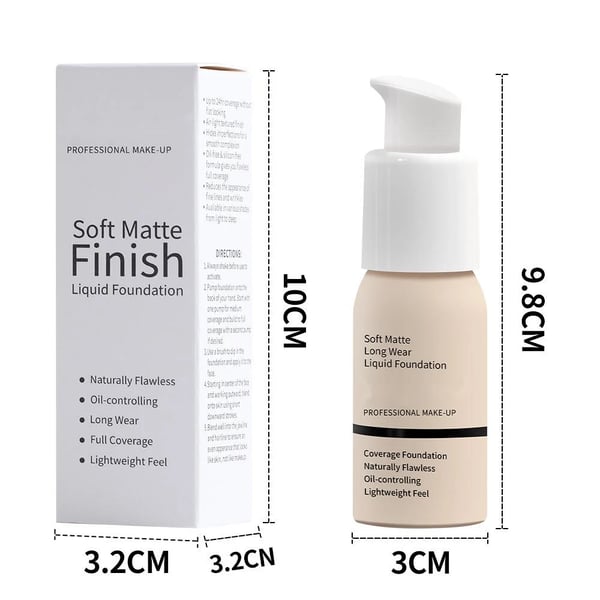🔥Kaufen Sie 1, erhalten Sie 1 kostenlos🔥Weiche Matte Flüssige Foundation