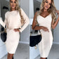 🔥Set aus Strickpullover und Cami-Kleid
