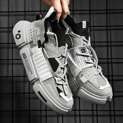 Color blocking streetwear sneaker for couple