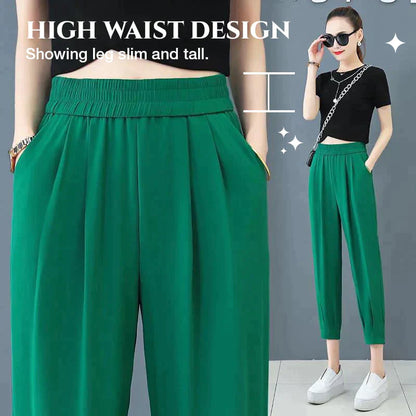Atmungsaktive, lässige, gerade Damenhose mit Stretch