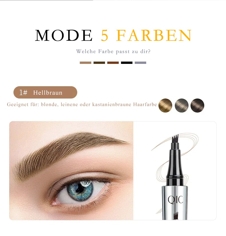 🔥Neujahrsangebot 49% Rabatt🎉4D Wasserdichter Microblading-Augenbrauenstift🎁Kaufen 1 bekommen 1 gratis