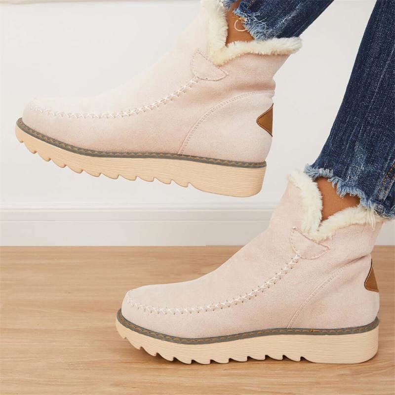 Klassische, rutschfeste Damen-Schneestiefel