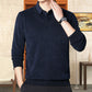 [Männergeschenk] Männer plüsch warm warmes, gefälschtes 2-teiliges Strickhemd