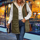 Kostenloser Versand💖Großes Geschenk🎅Damen Herbst Reversible Weste Ärmellose Faux Fleece Jacke