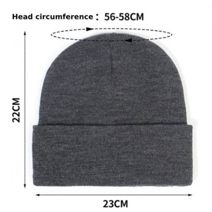 Winter Unisex weiche Slouchy Strickmützen